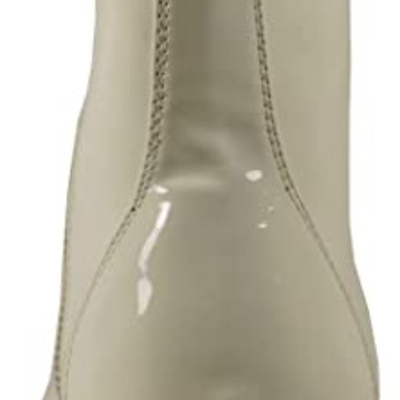 GIRL Jayce Women Ankle Boots Lug Sole Platform Chunky Block Heel Patent Le - Picture 3 of 4